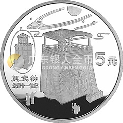 中国古代科技发明发现金银纪念币（第5组）22克圆形银质纪念币