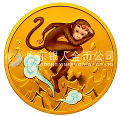 中国古典文学名著——《西游记》彩色金银纪念币（第1组）1/2盎司圆形彩色金质纪念币