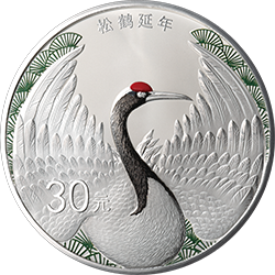 2020吉祥文化金银纪念币100克圆形银质纪念币