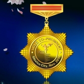 2011年1月：定制广州市政府外事办高档奖章外宾纪念章