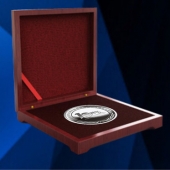 2015年10月定制　江西耐普公司成立十周年银质纪念币定制