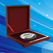 2016年8月　佛山定制　顺德农商银行定制纯银纪念银币、银质纪念币