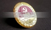 北京天安门党徽徽标,天安门徽章,圆形红色党徽