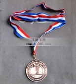 深圳教育局学校体育竞赛冠军奖牌,铜质奖章