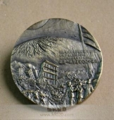 汶川512抗震救灾建设纪念章,铜质纪念章,大铜章定制