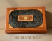 广州银条盒子,银币锦盒,纪念币木盒子制作